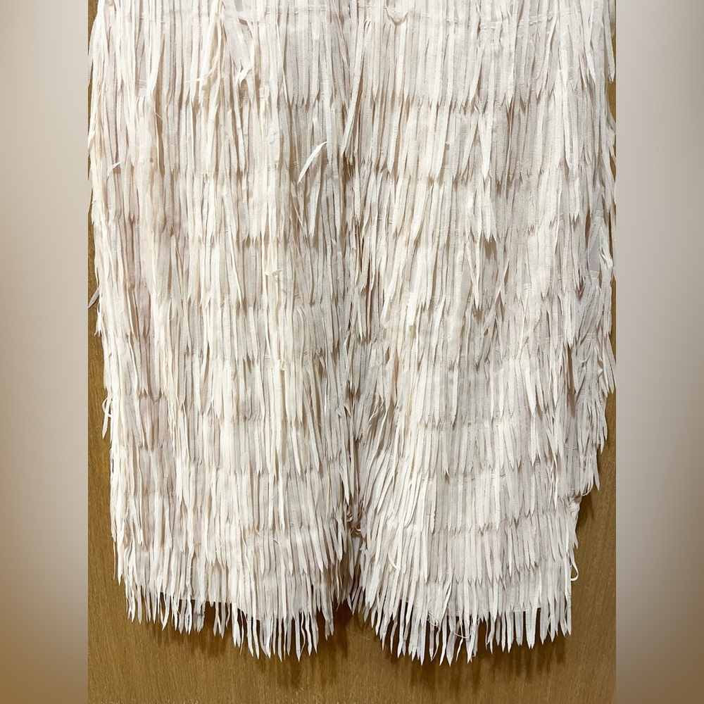 Misguided fringe dress. Nude size 6 US. New with tags. - Picture 6 of 7